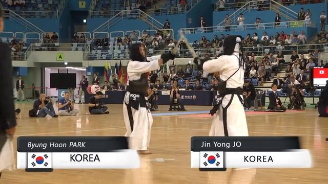 17th World Kendo Championships 2ch B.PARK(KOR) Vs J.JO(KOR)