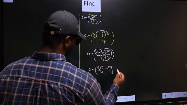 Find trigonometry angle Sin (3π/4) =? смотреть онлайн
