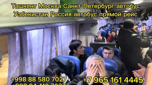 Срочно автобус❗️ Ташкент Москва автобус Москва Ташкент автобус Россия Узбекистан автобус❗️2024 смотреть онлайн