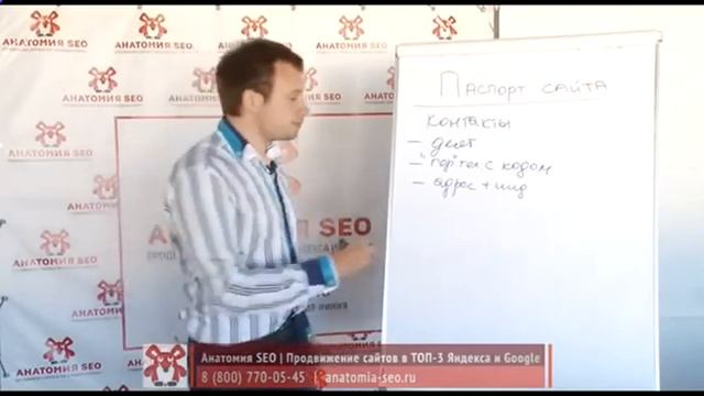 Продвижение сайта в интернете. Паспорт сайта. Видео 36 смотреть онлайн