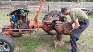 Т-25 с металлолома. Бортовые меняю угол