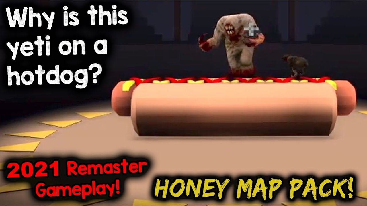 WHY IS THIS YETI ON A HOT DOG??? -- Let's Play Quake (Honey Add-on) смотреть онлайн