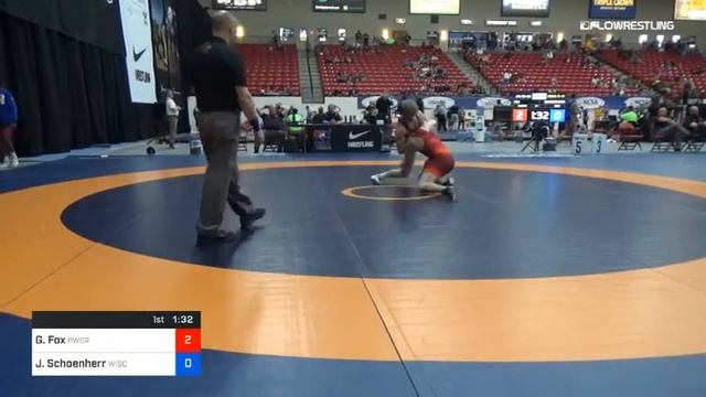 65 Kg Cons 16 1 Gable Fox Panther Wrestling Club RTC Vs Jeremy Schoenherr University Of Wisconsin смотреть онлайн