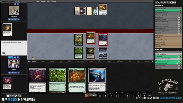 NEW Golgari Gardens AGGRO is Bonkers in MTG Pauper смотреть онлайн