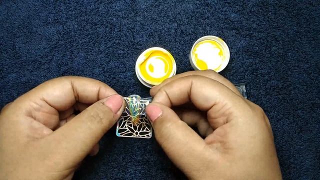 Chrome Base Yellow Flower Nail Art/ Self Nail/ Summer Nails/ Nail Design Ideas смотреть онлайн