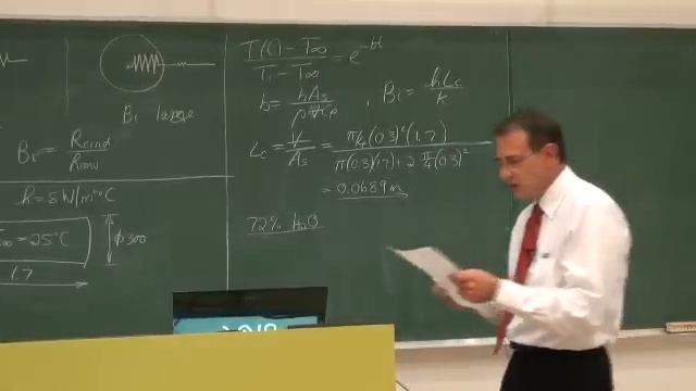 Lecture 08 (2013). 4.1 Lumped system approach, Transient heat transfer смотреть онлайн