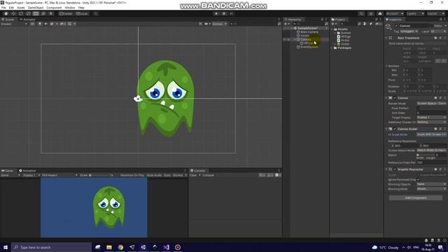 Reduce HP Health Points By Mouse Click | Health Is Zero Player Is Destroyed | Unity 2D Tutorial смотреть онлайн