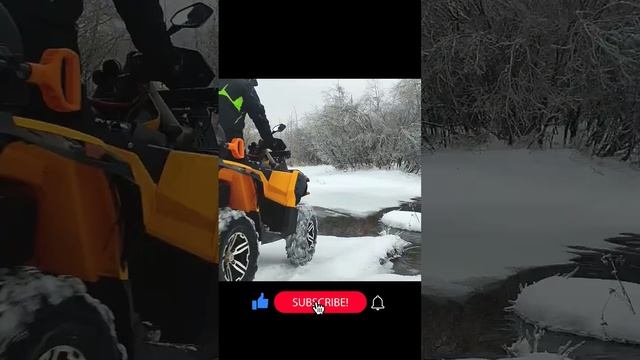 Зимняя река stels guepard #shorts #atv #квадроцикл смотреть онлайн