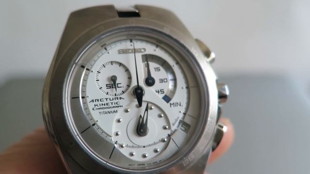 Seiko 7l220 arctura kinetic titanium смотреть онлайн