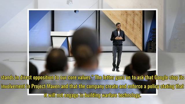 Google employees demand the company pull out of Pentagon AI project смотреть онлайн