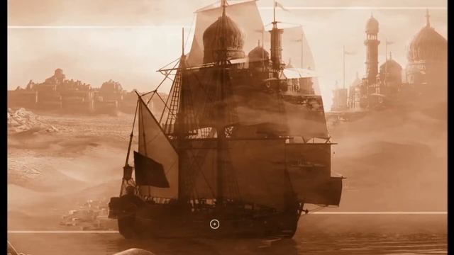 Картина корабль. Сюрреалистический корабль. смотреть онлайн