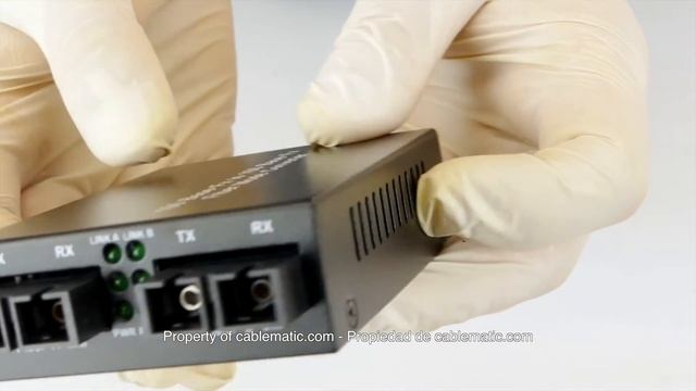 Conversor de fibra óptica de multimodo a monomodo SC 100 Mbps - distribuido por CABLEMATIC ® смотреть онлайн