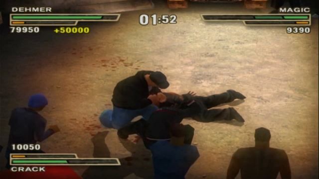 Def Jam Fight For NY | DEHMER vs MAGIC vs CRACK | HARD! (PS3 1080p) смотреть онлайн