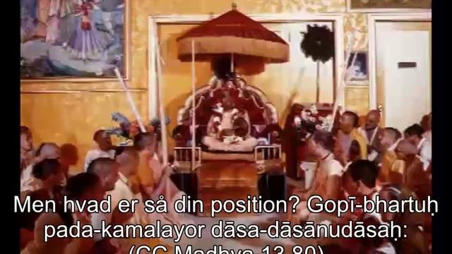 Prabhupada 0737 Det første trin i åndelig viden jeg er ikke denne krop смотреть онлайн