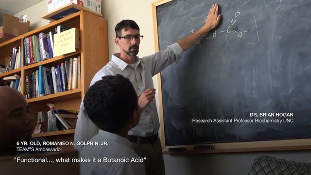 6 year old Romanieo Jr with UNC Biochemistry Professor, Dr. Brian Hogan - #1 Carboxylic Acid смотреть онлайн