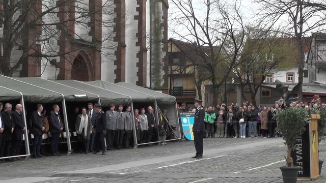 Teil 7/7 Ausmarsch der Ehrenformation . Gelöbnis 23.03.2023 Kandel смотреть онлайн