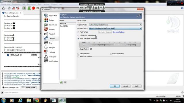 TEAMSPEAK 3E BAGLANMA VE MİKROFON AYARLARI смотреть онлайн