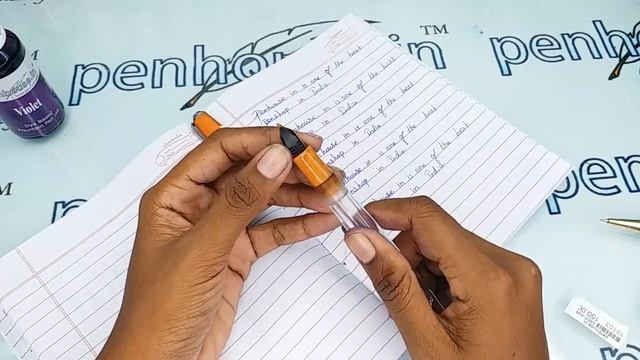 Airmail Wality 69T Orange Marble Color Body Eyedropper Model Fountain Pen SKU 19022 Review смотреть онлайн