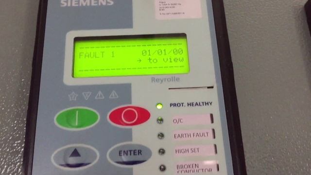 How to Read Fault Record in Siemens Argus 7SR1003 Overcurrent Earth Fault Relay смотреть онлайн
