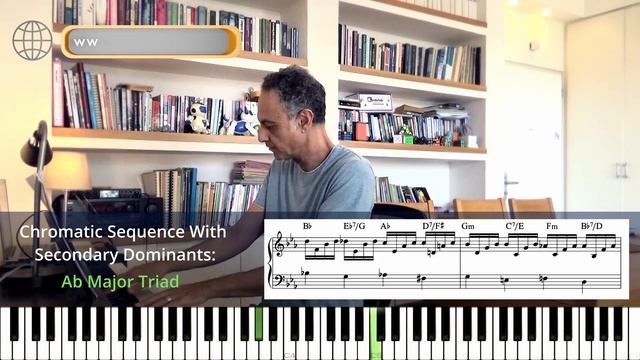 Chromatic Sequence In C Minor Using Secondary Dominants смотреть онлайн