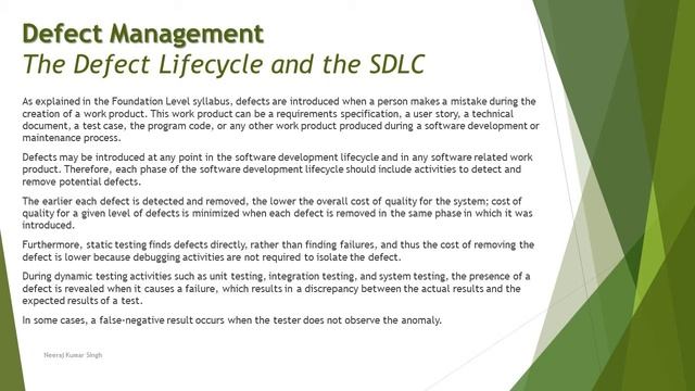 ISTQB Test Manager | 4.2 The Defect Lifecycle & the Software Development Lifecycle | ISTQB Tutorial смотреть онлайн