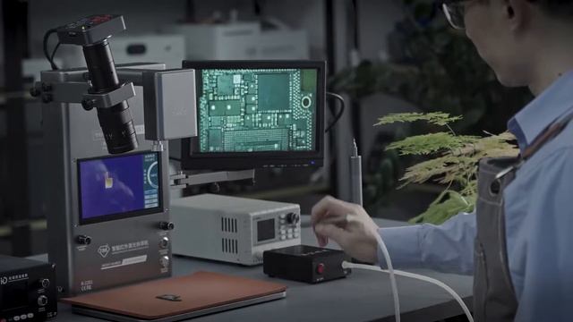 "TBK-R2201" Infrared laser desoldering machine infrared heating chip removal demonstration смотреть онлайн