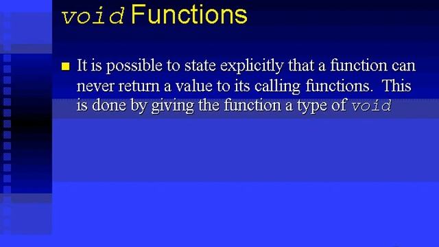 1602 C programming void Functions смотреть онлайн
