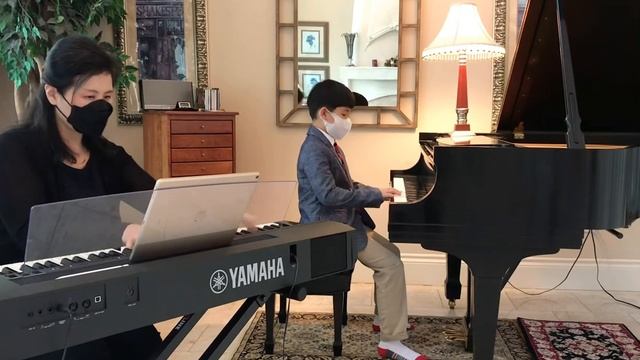 Weber, Sonatina in C Major by Ethan Wang and Dr. Kim смотреть онлайн
