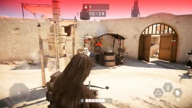 Star Wars Battlefront 2 Use Chewbecca Furious Bowcaster Electric Grenade смотреть онлайн