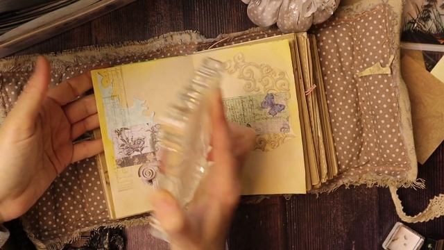 Винтажик / Быстрый разворот в блокнот / оформление блокнота своими руками / скраподелие, Яна смотреть онлайн