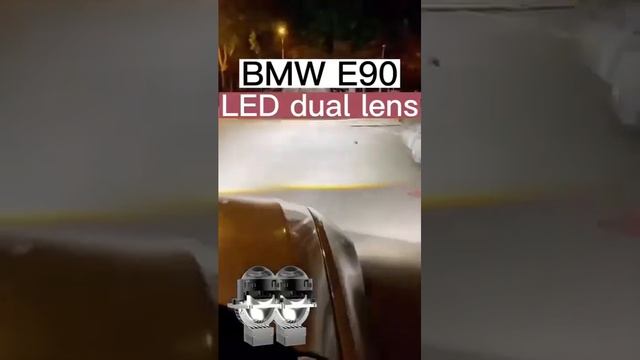 BMW E90, upgrade KUS series: 3TH Bi Led Lens #biled #biledprojector #autoparts #headlightrestoratio смотреть онлайн