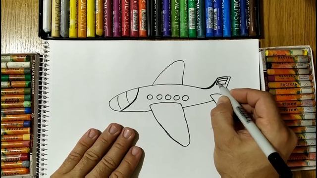 Рисуем Самолёт /Новая серия про Самолет/ Урок Рисования / How to Draw Airplane / Drawing Lesson смотреть онлайн