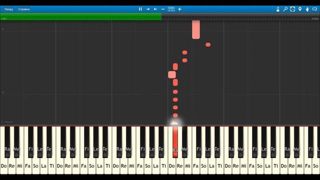 Девочка - Видение на Synthesia