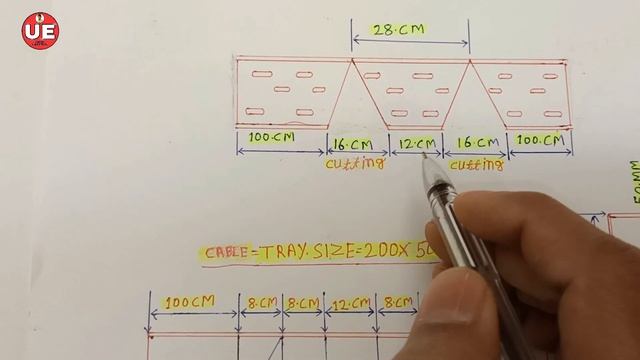 Cable Tray 90 Degree Bend Formula | केबल ट्रे में 90 डिग्री बैंड कैसे बनाते हैं ? | cable tray смотреть онлайн