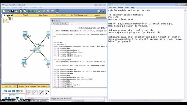 Lab 28 Enable Telnet On Switch смотреть онлайн