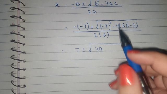 Solve Quadratic Equation 6x^2-3-7x=0, solve quadratic equation by quadratic formula смотреть онлайн