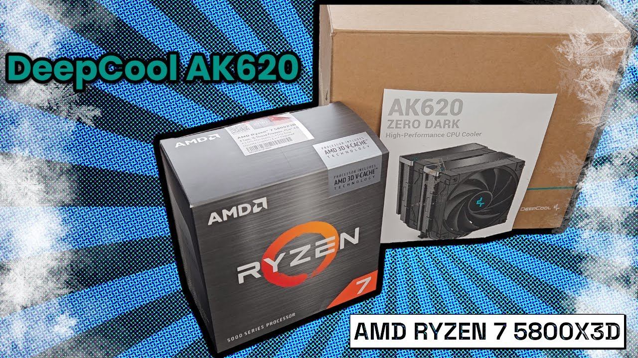 AMD Ryzen 7 5800X3D Vs DeepCool AK620 Zero Dark