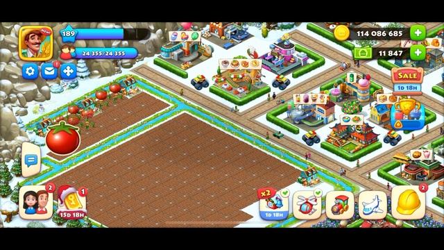 TOWNSHIP Christmas Theme Level 189 Gameplay # 3 смотреть онлайн