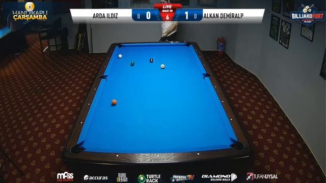 Arda Ildız vs Alkan Demiralp | Game:9 Ball Race To:6 Winner Break смотреть онлайн