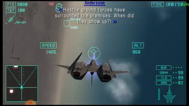ace combat joint assault gameplay: mission 6 ---desert dawn--- ADF-01 falken gameplay (c:03) смотреть онлайн