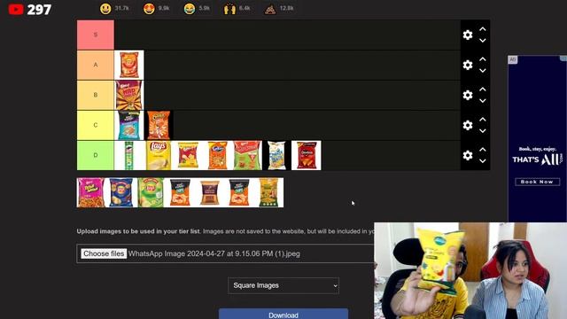 🔴LIVE: EATING CHIPS AND RANKING THEM FT. @ShreyaKhirwal смотреть онлайн