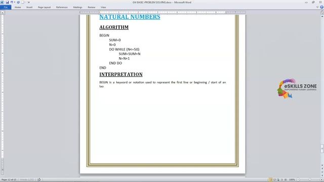 GW BASIC - Lecture 9 ALGORITHM TO FIND SUM OF FIRST 50 NATURAL NUMBERS смотреть онлайн