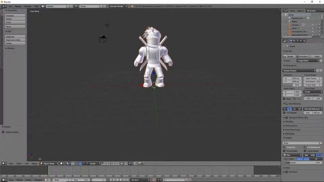 How to Render your Roblox Character in Blender смотреть онлайн