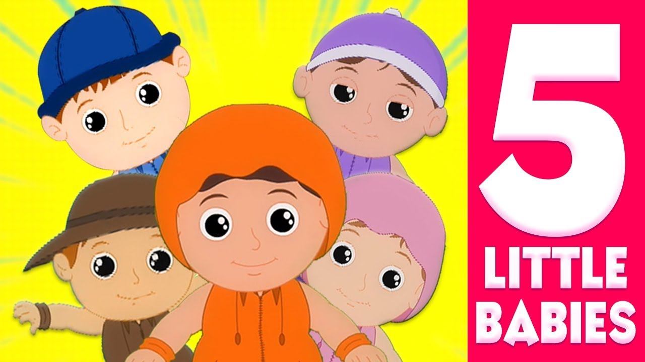 Пять маленьких детей | детская песня | Five Little Babies | Nursery Rhymes World Tv Russia смотреть онлайн