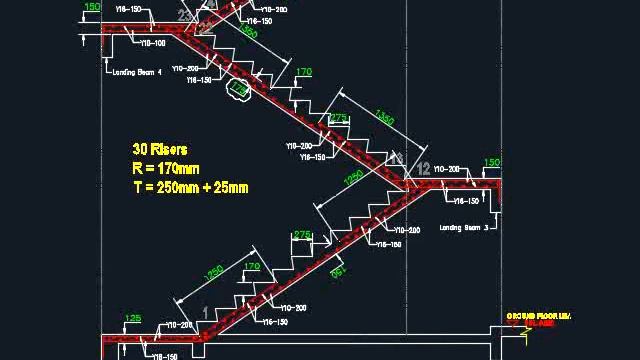 7.6 Detailing staircase in structural plans смотреть онлайн