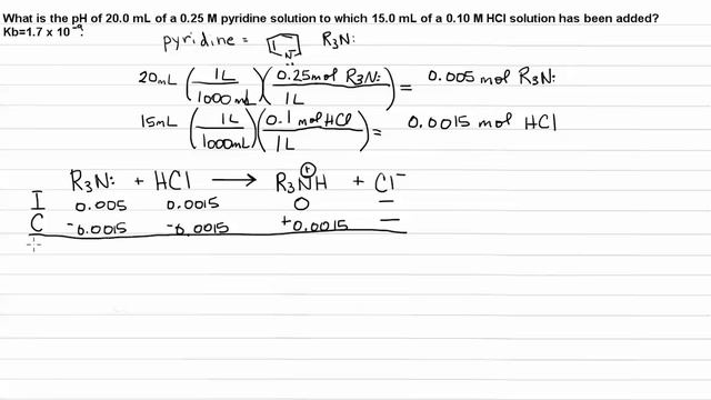 Titration: Weak base/strong acid: Before the equivalence point смотреть онлайн