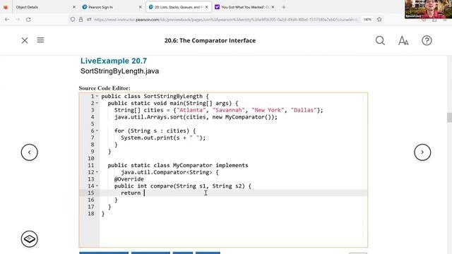 CSCI 3230 9 01 2023 Chapter 20 Comparator Interface смотреть онлайн