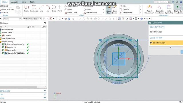 Siemens NX 10 Modelling: Tutorial 04 смотреть онлайн