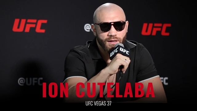 Ion Cutelaba UFC Vegas 37 media day interview смотреть онлайн