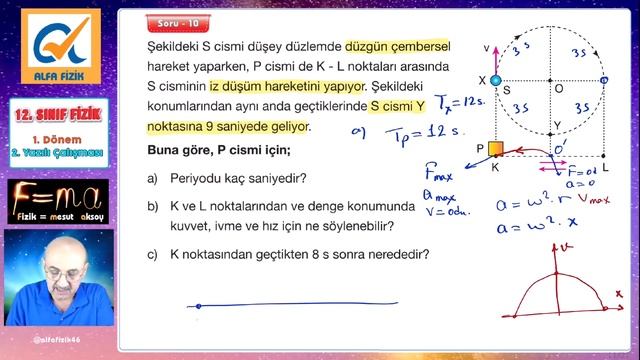 12. Sınıf Fizik 1.Dönem 2. yazılı çalışması смотреть онлайн